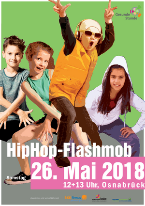 Plakat zum Flashmob